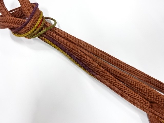 正絹　手組帯締め